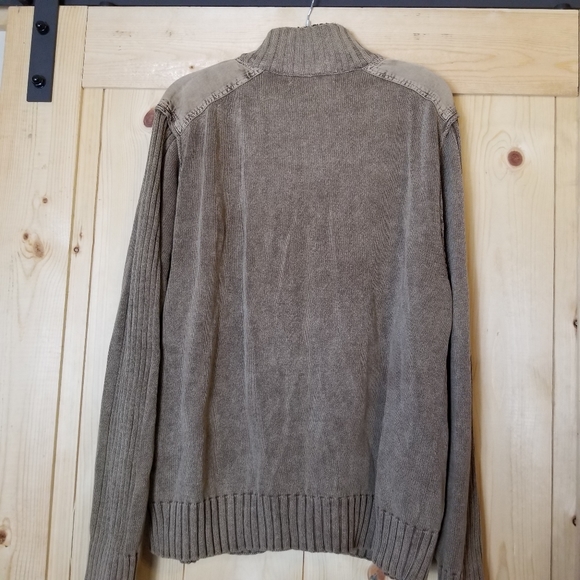 Solaris Full Zip High Fleece Collar Knit Sweater - Picture 2 of 7